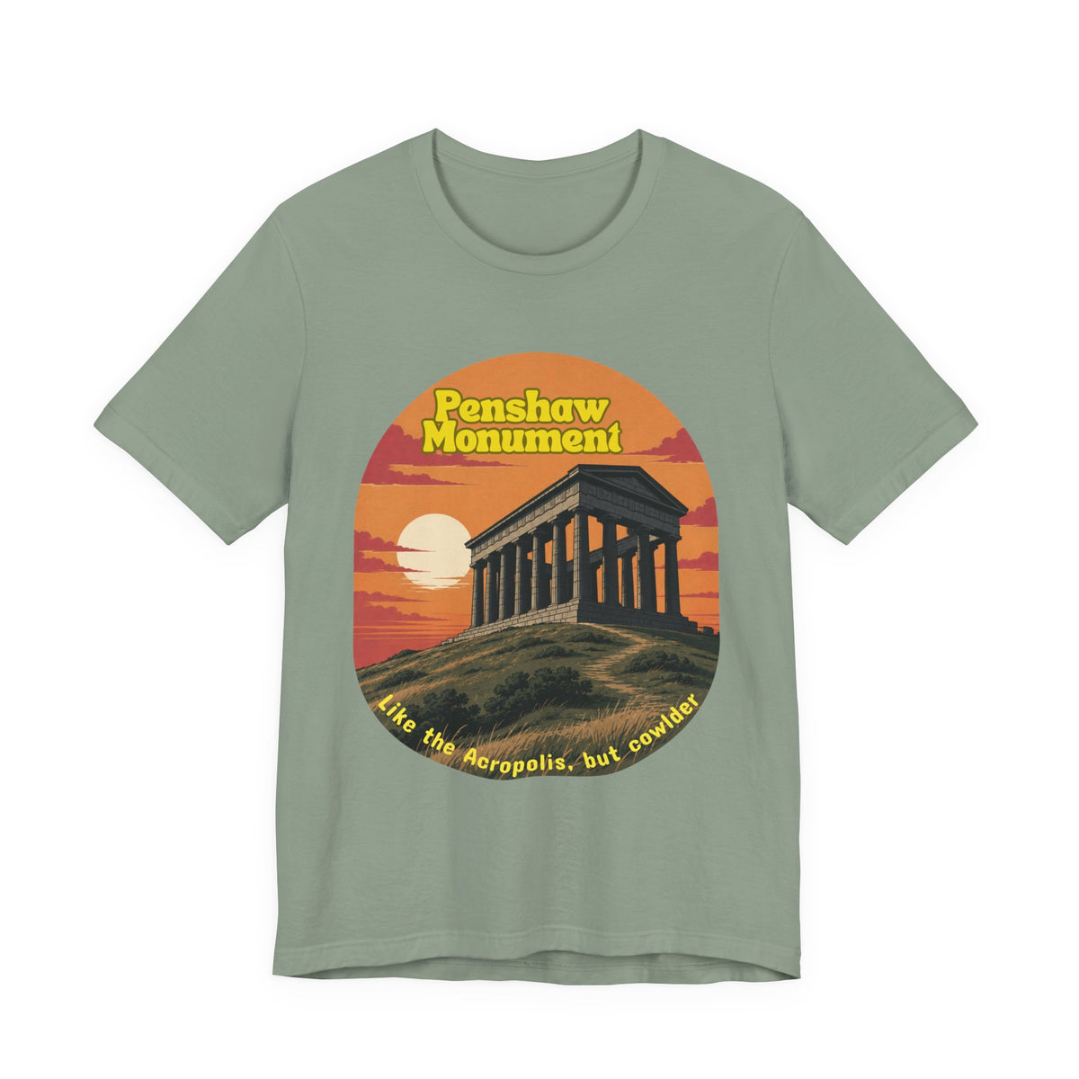 Penshaw Monument Retro Tee