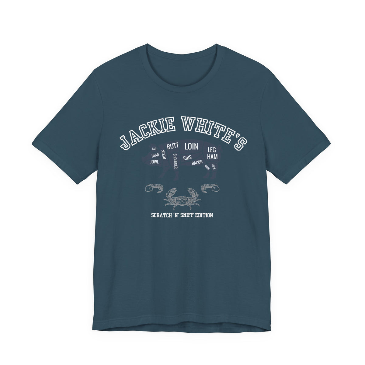"Jackie White's" Butcher Chart Tee