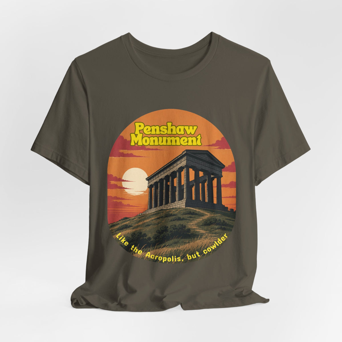 Penshaw Monument Retro Tee