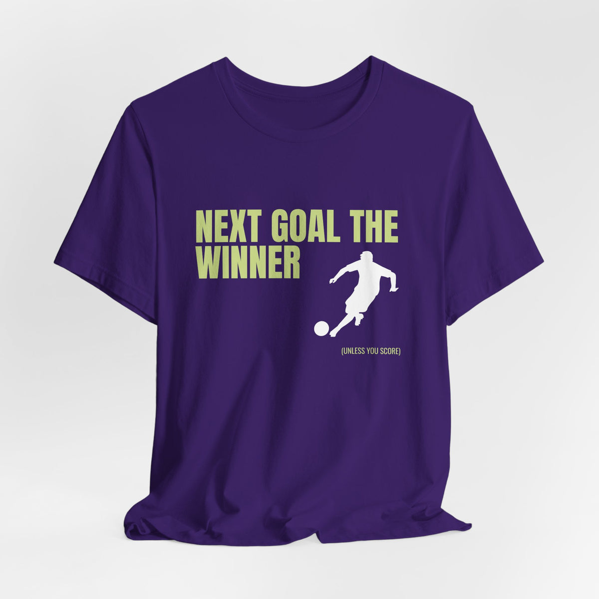 "Next Goal The Winner" Footie T Shirt