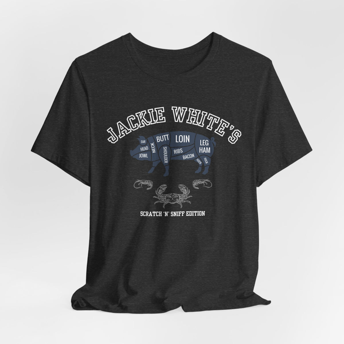 "Jackie White's" Butcher Chart Tee
