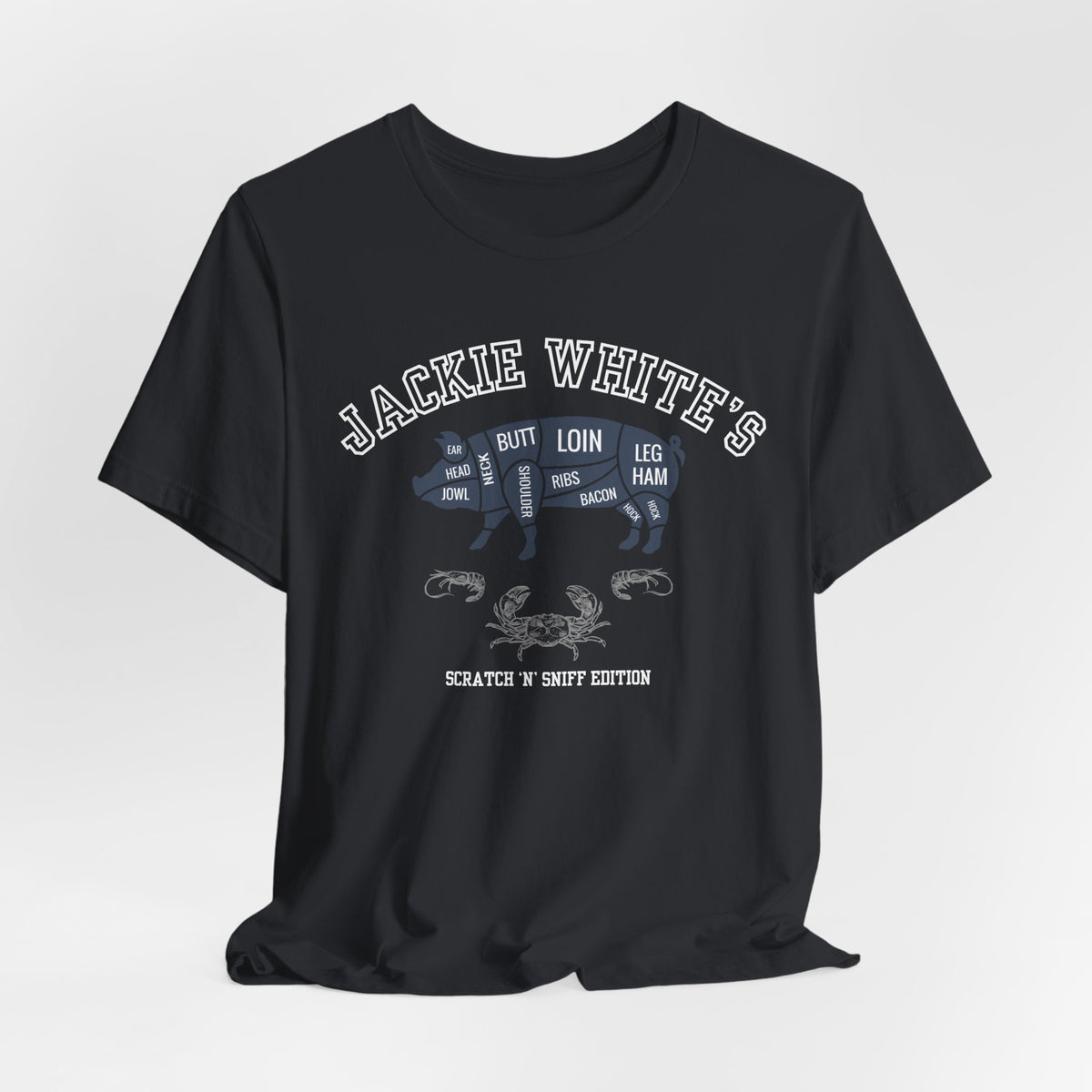 "Jackie White's" Butcher Chart Tee