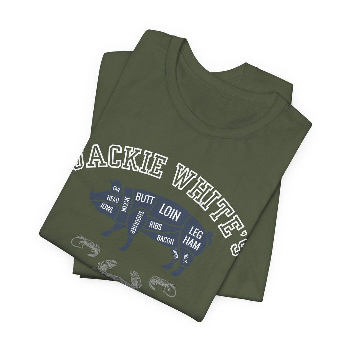 "Jackie White's" Butcher Chart Tee