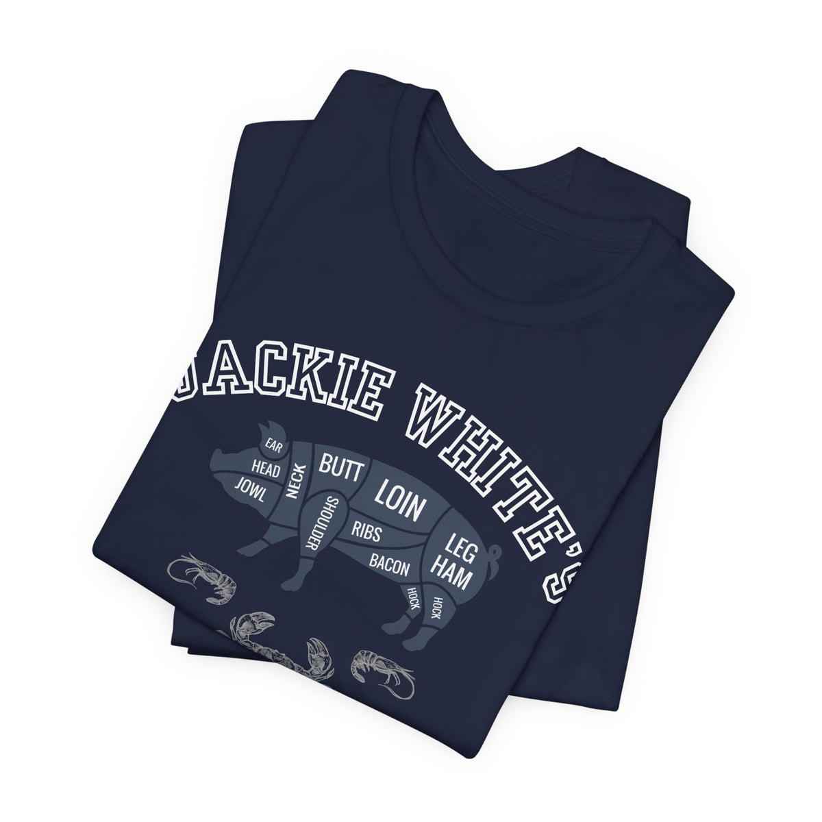 "Jackie White's" Butcher Chart Tee