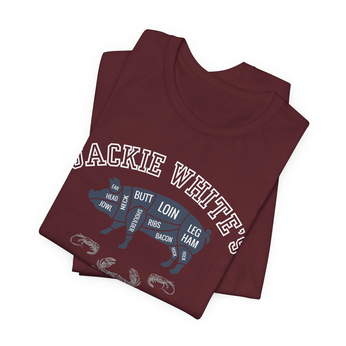 "Jackie White's" Butcher Chart Tee