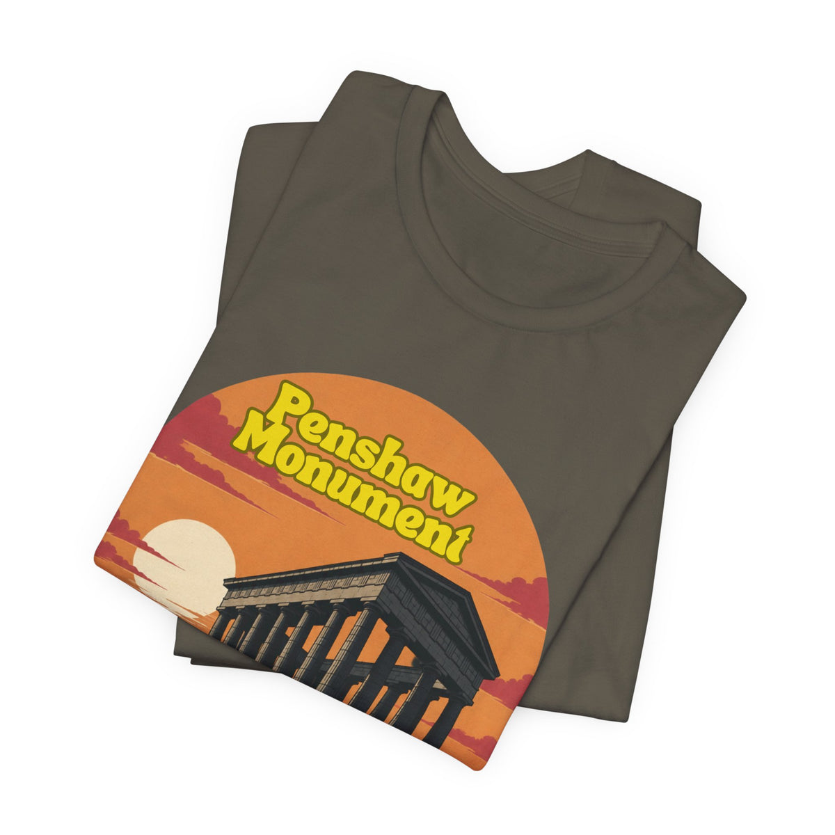 Penshaw Monument Retro Tee