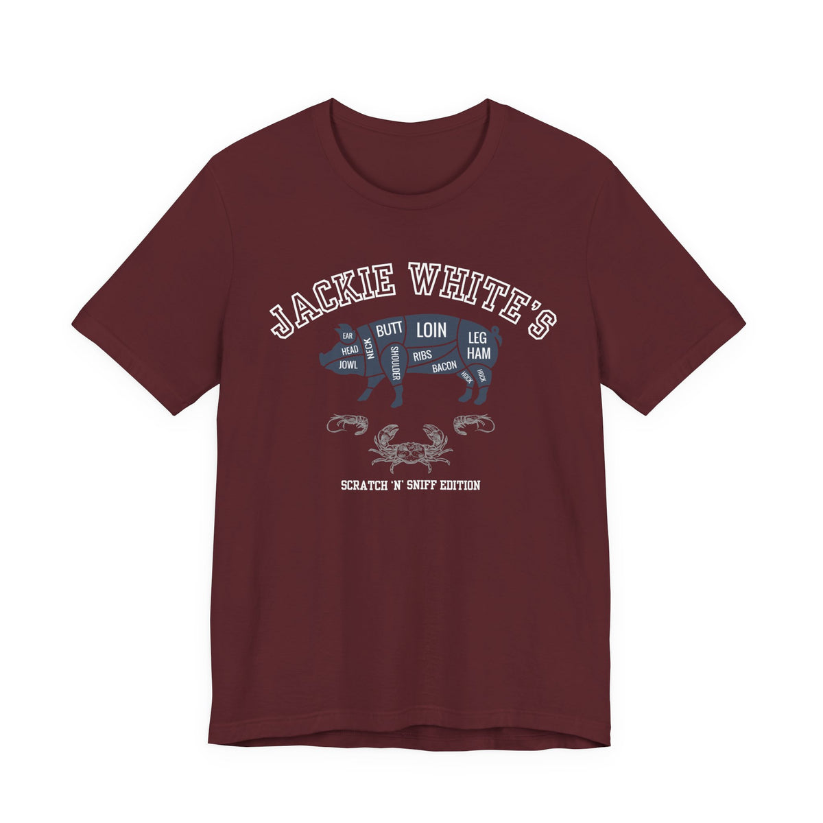 "Jackie White's" Butcher Chart Tee