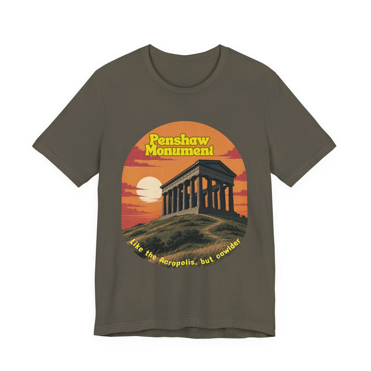 Penshaw Monument Retro Tee