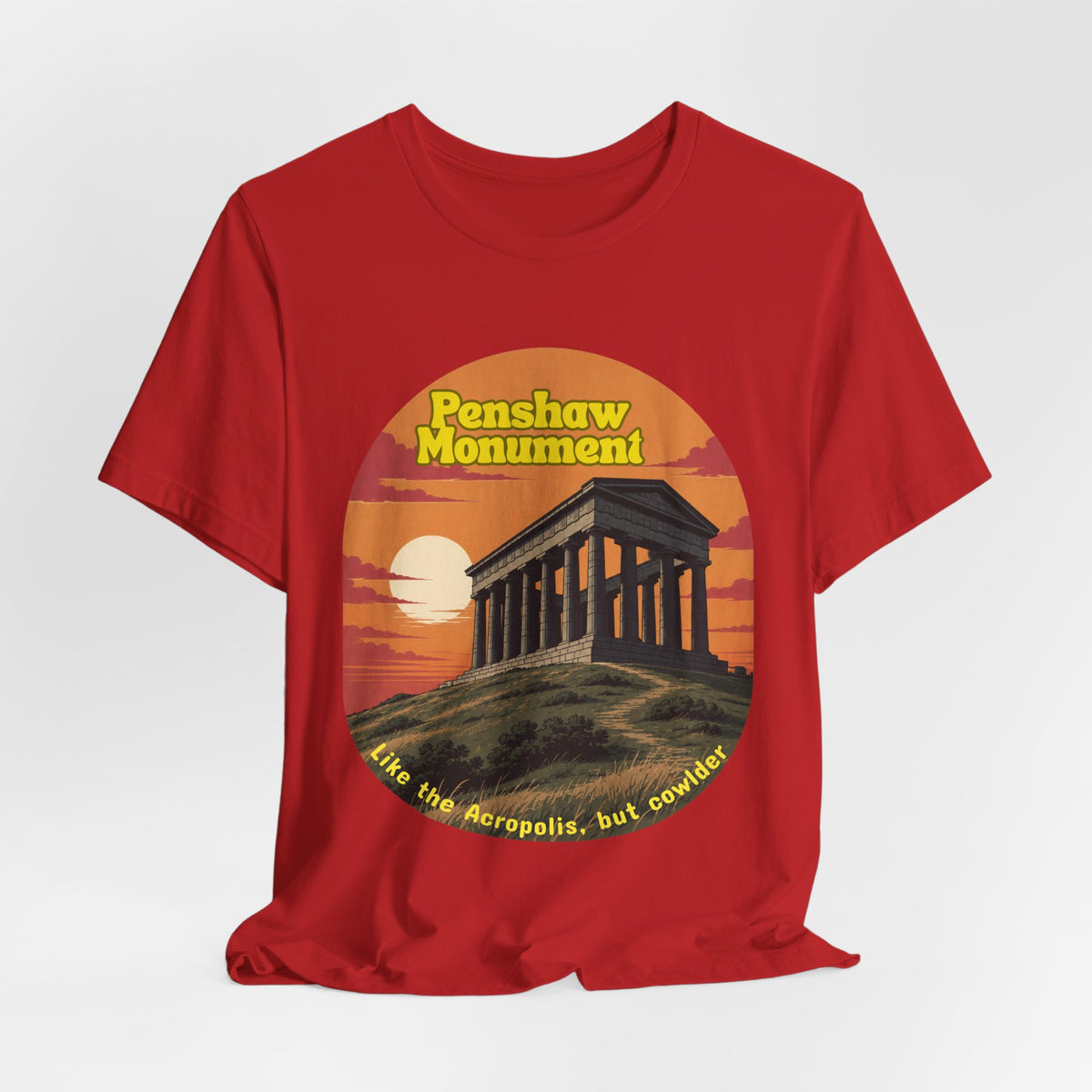 Penshaw Monument Retro Tee