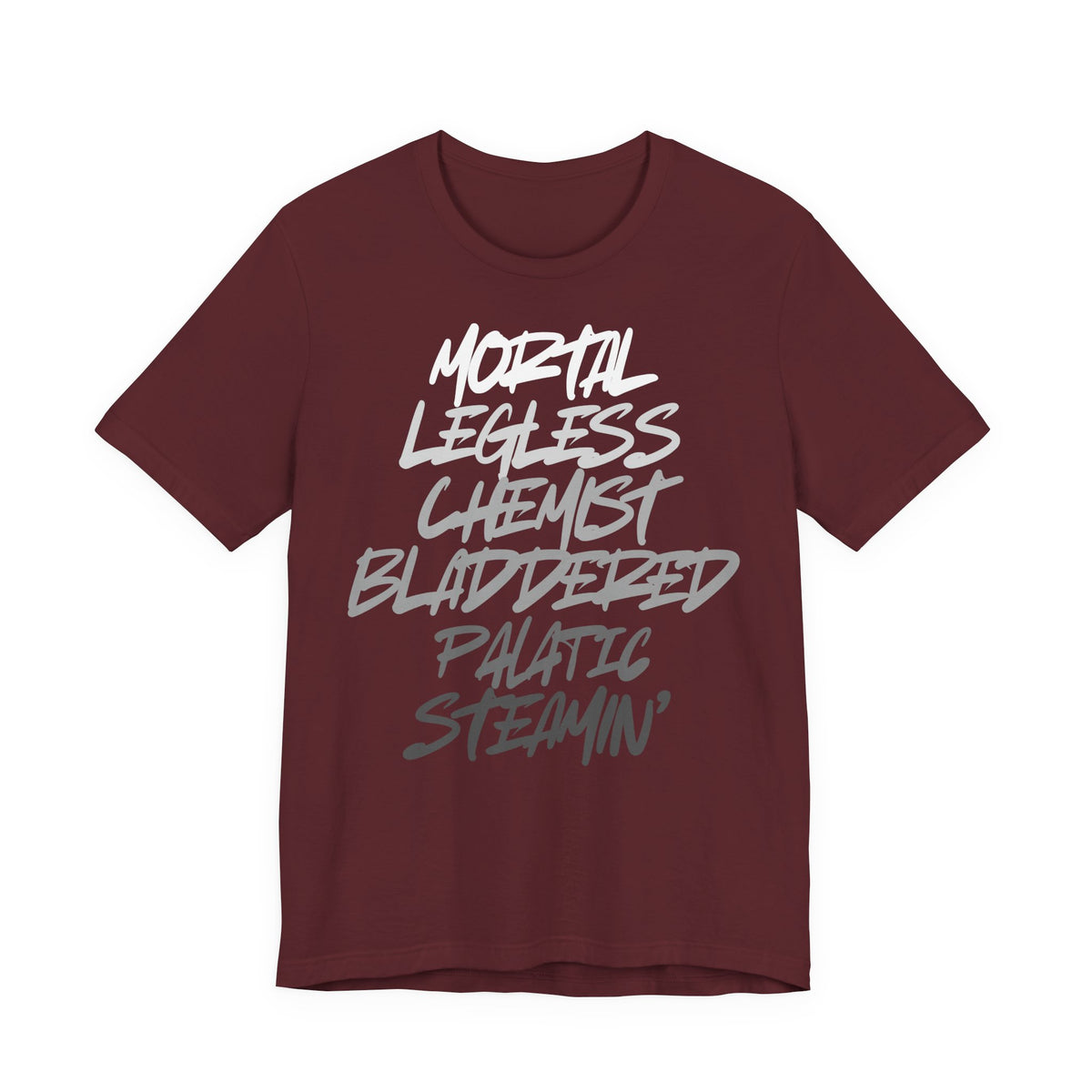 Mortal, Legless, Chemist, Bladdered, Palatic, Steamin