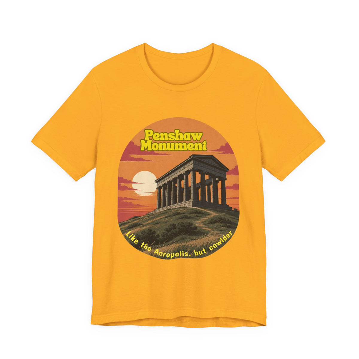 Penshaw Monument Retro Tee