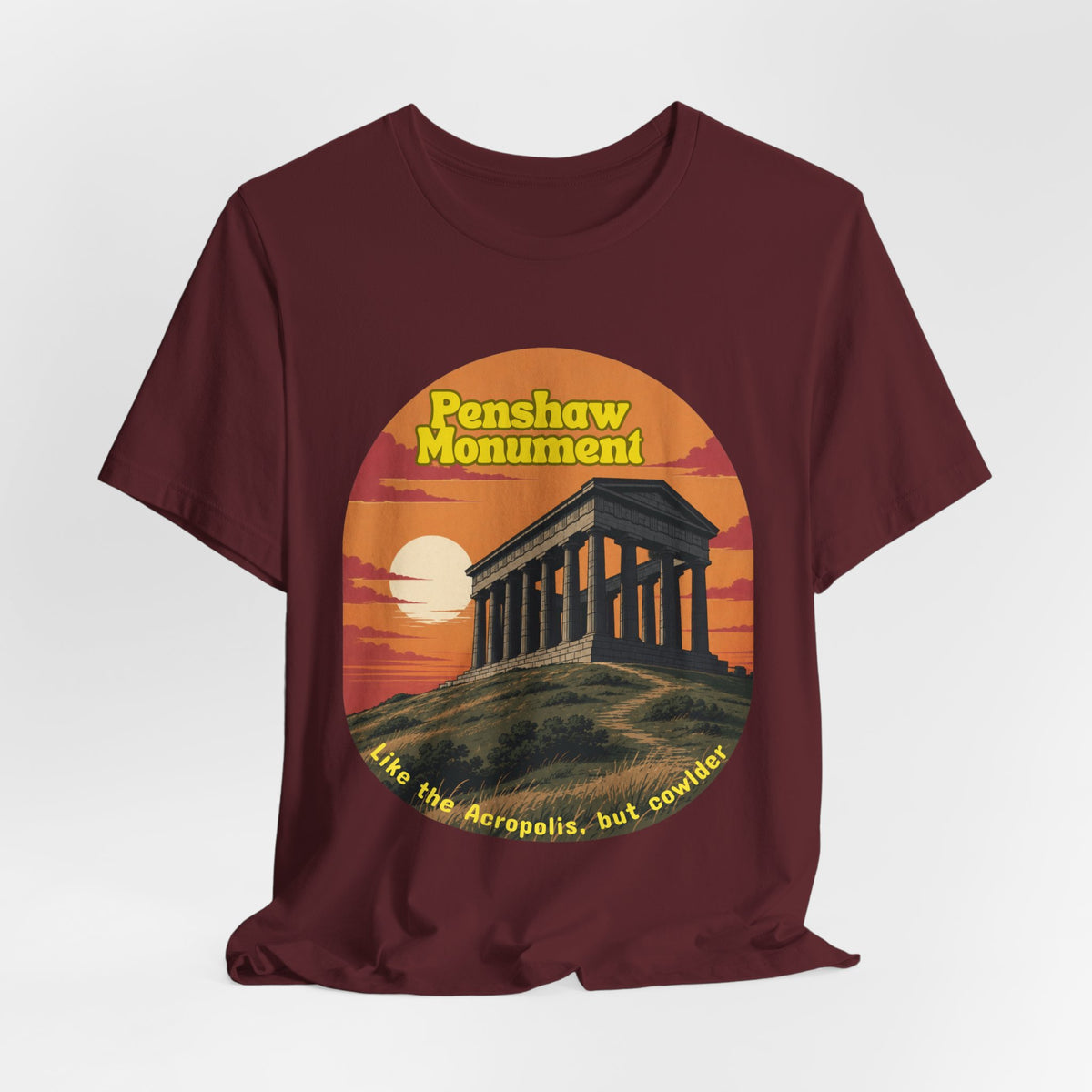 Penshaw Monument Retro Tee