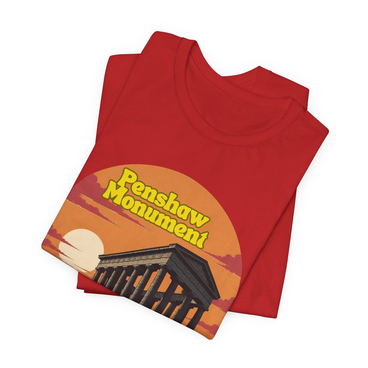 Penshaw Monument Retro Tee