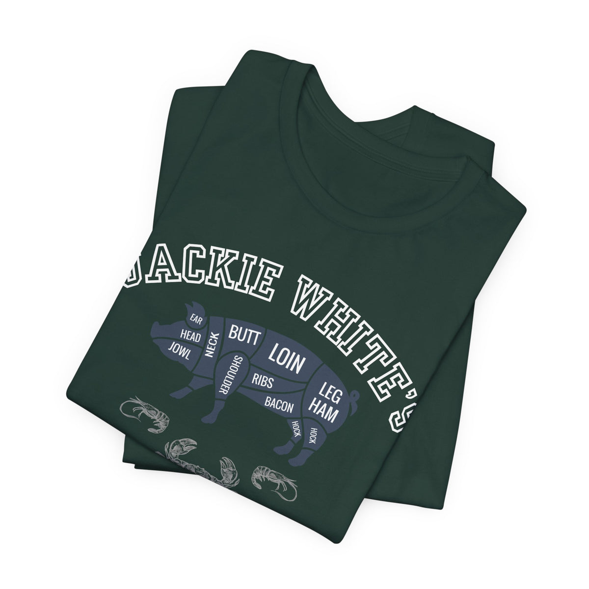 "Jackie White's" Butcher Chart Tee