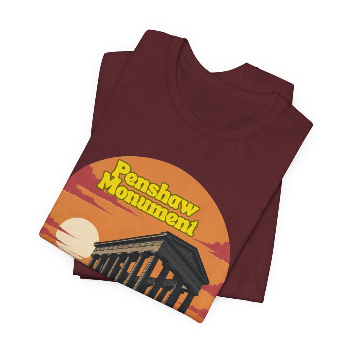 Penshaw Monument Retro Tee