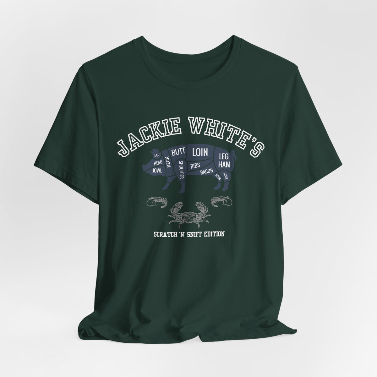 "Jackie White's" Butcher Chart Tee