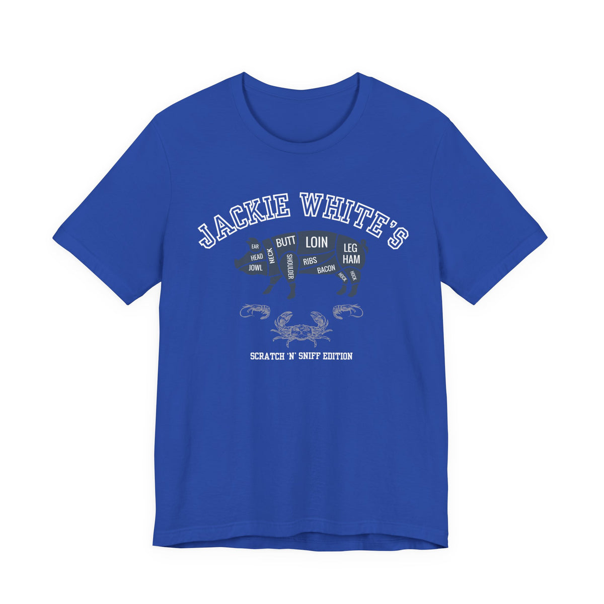 "Jackie White's" Butcher Chart Tee