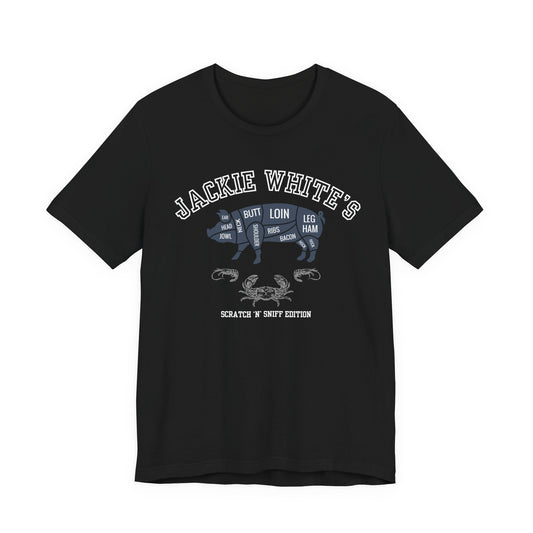 "Jackie White's" Butcher Chart Tee