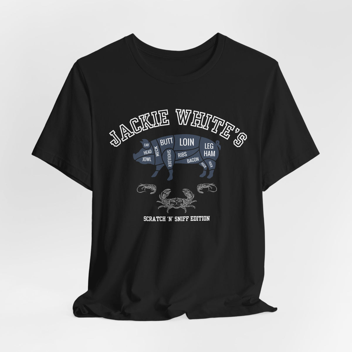 "Jackie White's" Butcher Chart Tee