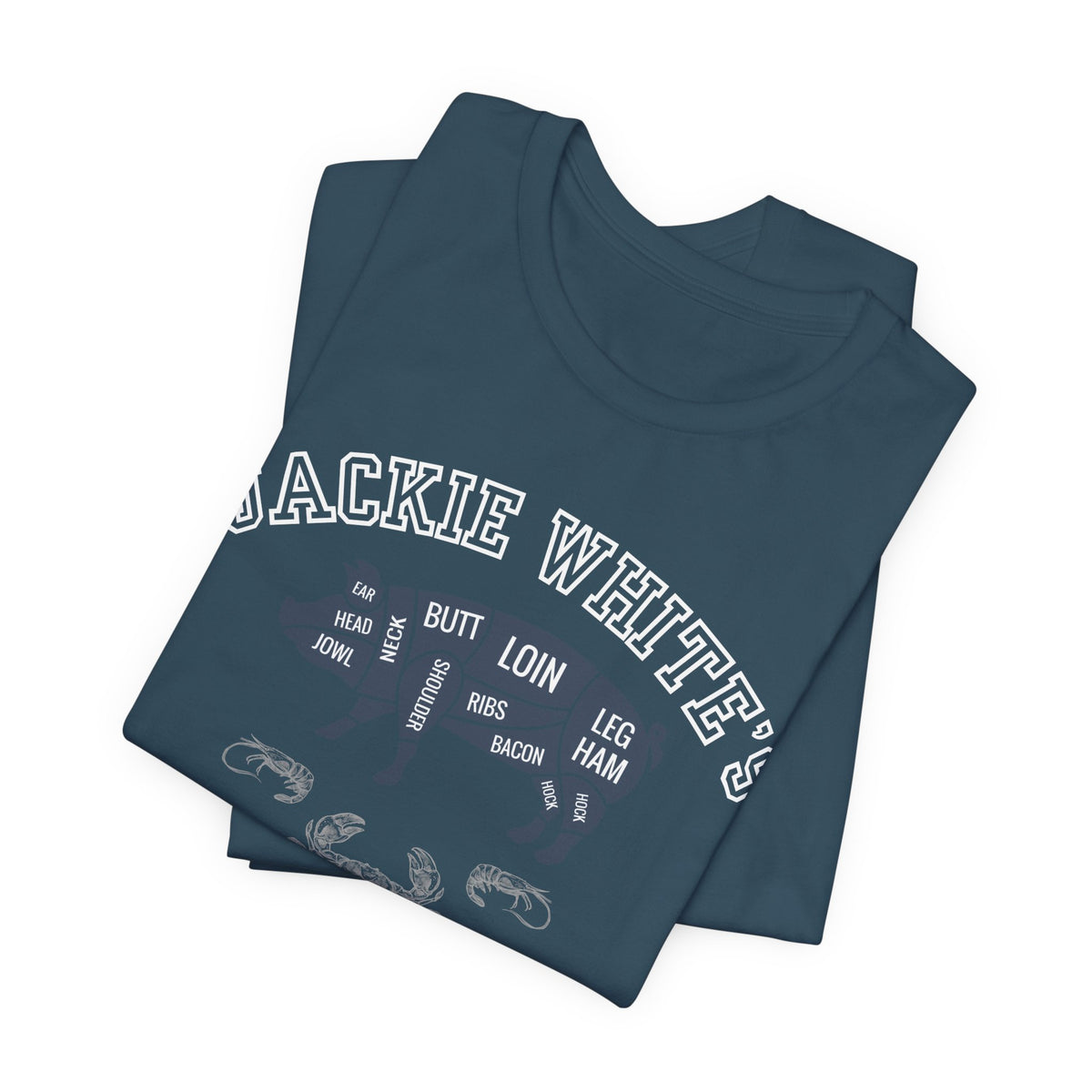 "Jackie White's" Butcher Chart Tee