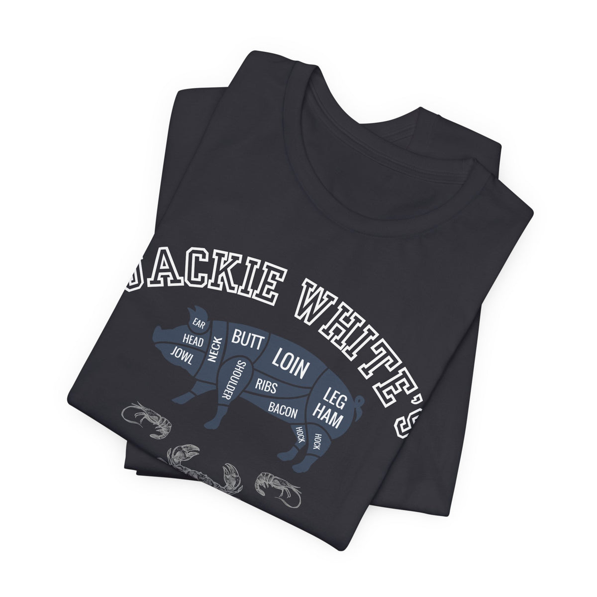 "Jackie White's" Butcher Chart Tee