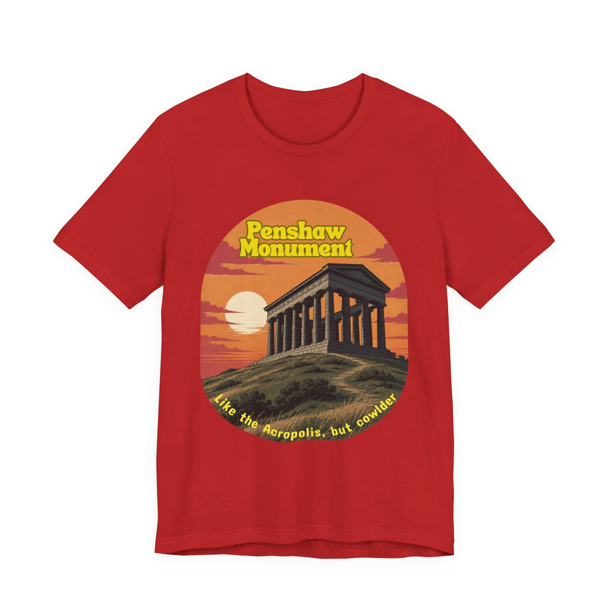 Penshaw Monument Retro Tee