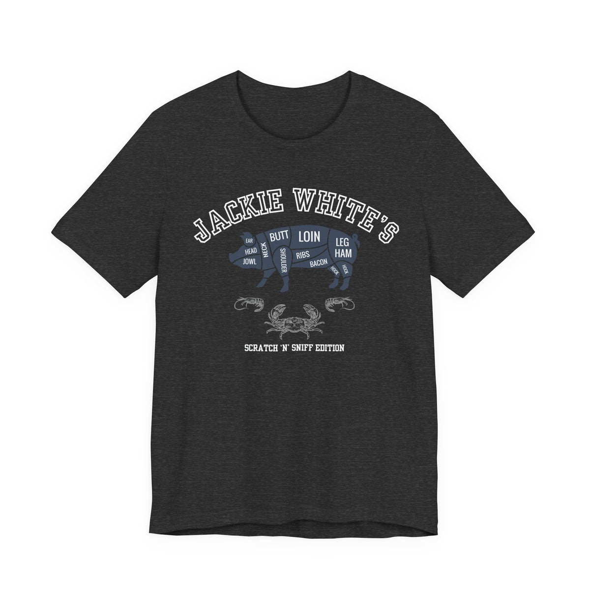 "Jackie White's" Butcher Chart Tee