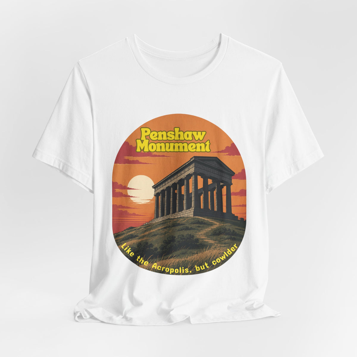Penshaw Monument Retro Tee