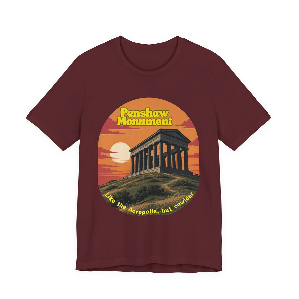 Penshaw Monument Retro Tee