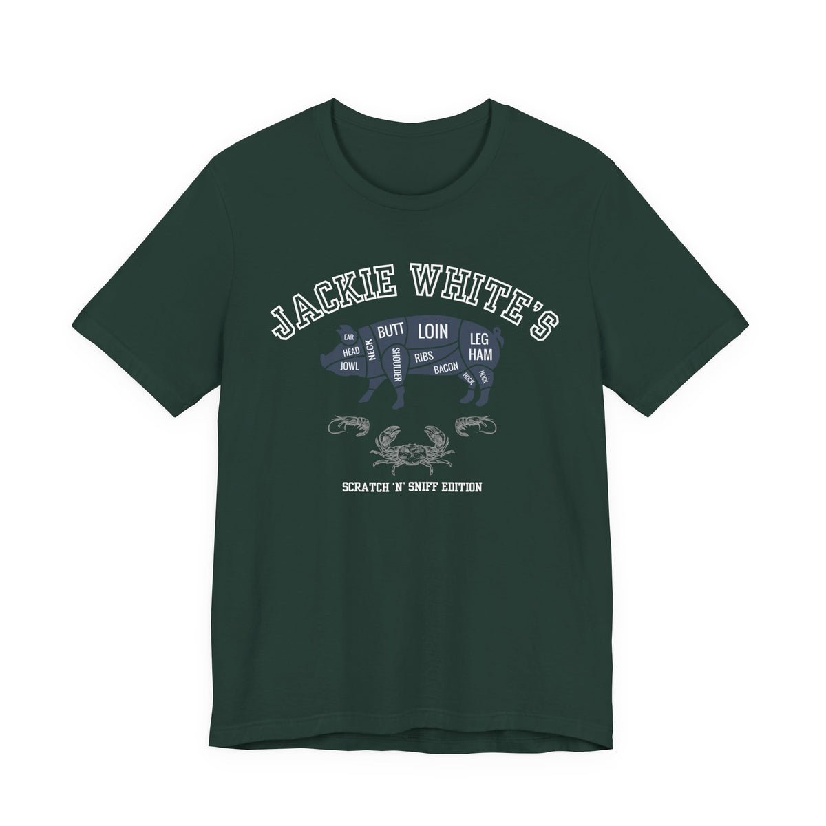 "Jackie White's" Butcher Chart Tee