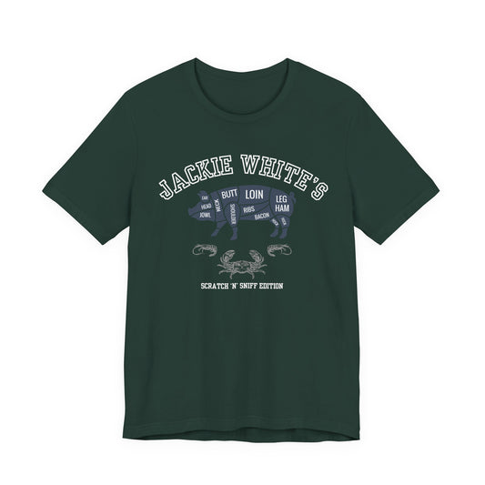 "Jackie White's" Butcher Chart Tee