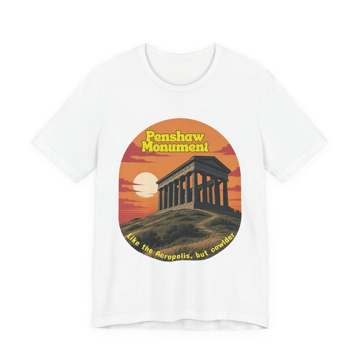 Penshaw Monument Retro Tee