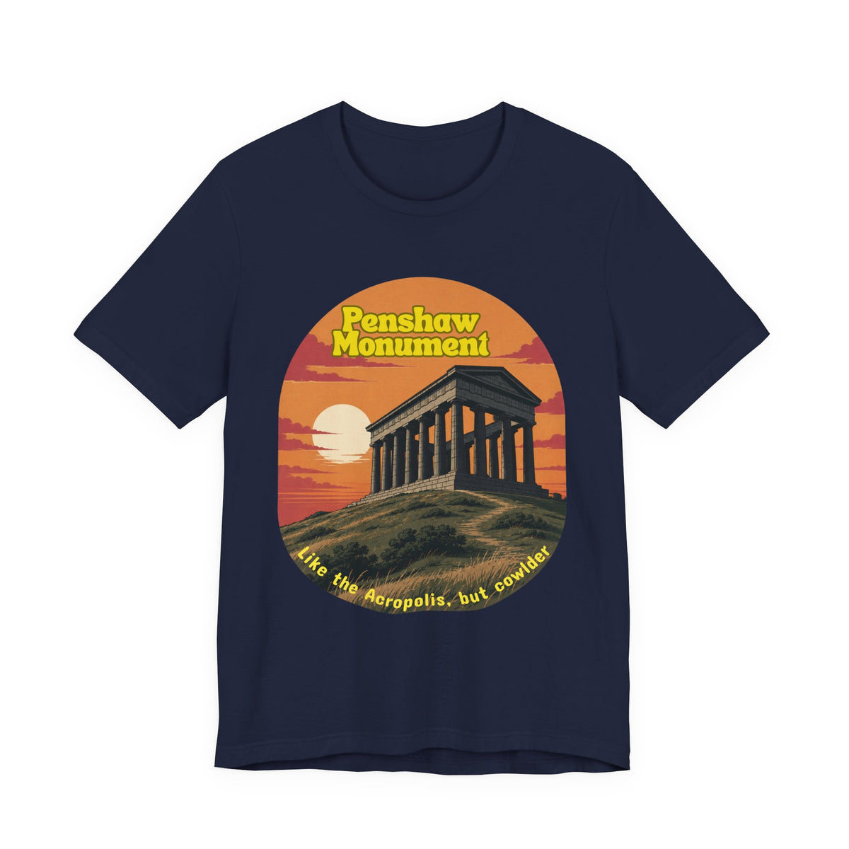 Penshaw Monument Retro Tee