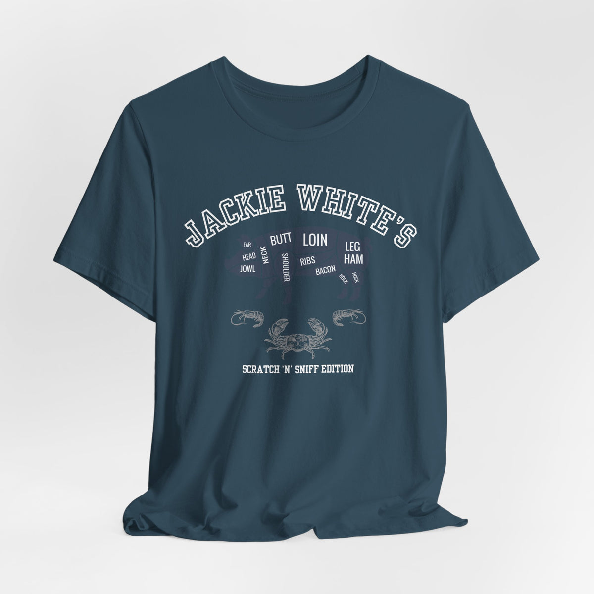 "Jackie White's" Butcher Chart Tee