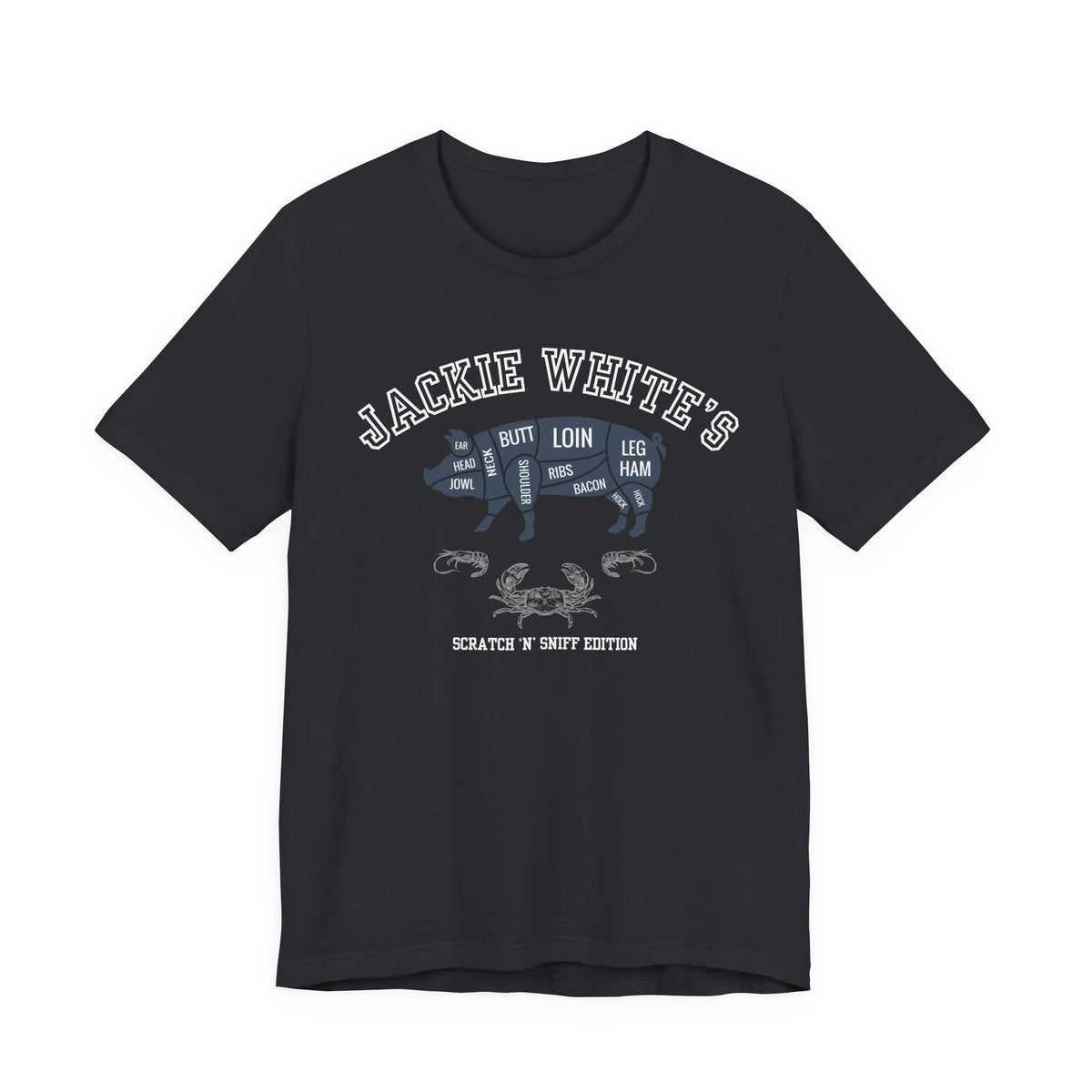 "Jackie White's" Butcher Chart Tee