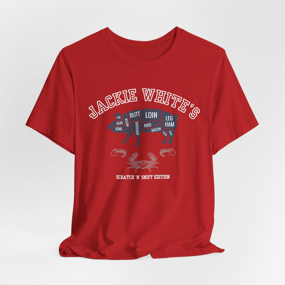 "Jackie White's" Butcher Chart Tee
