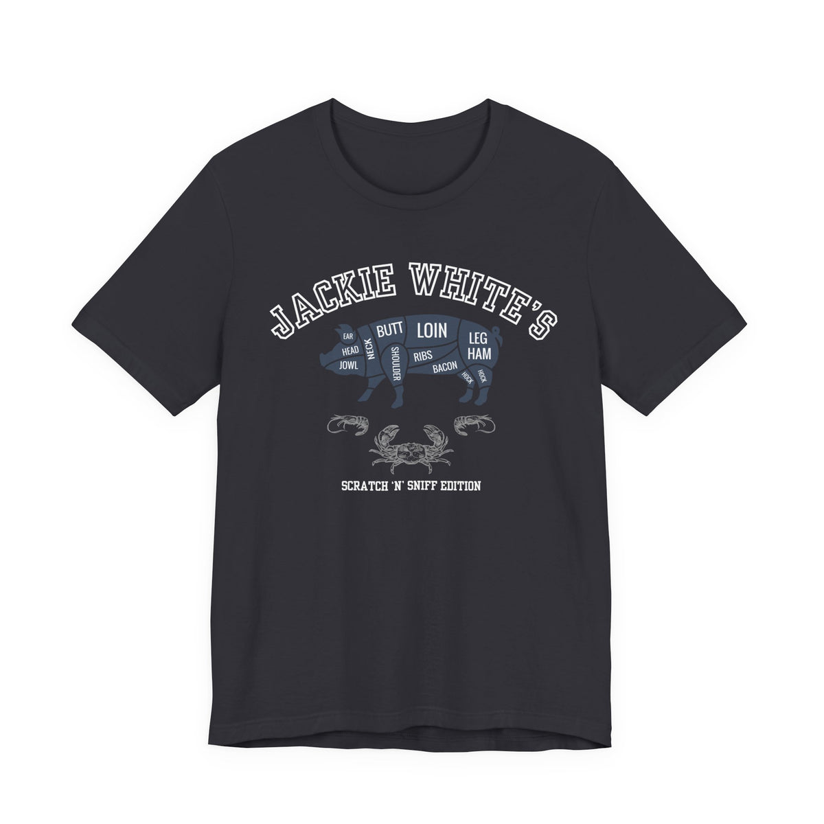 "Jackie White's" Butcher Chart Tee