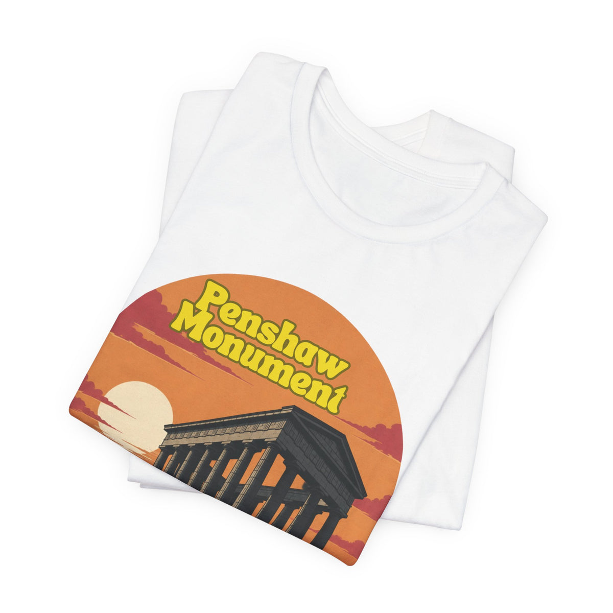 Penshaw Monument Retro Tee